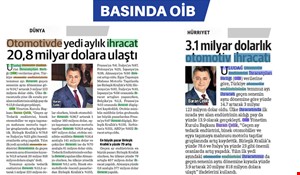 OİB AĞUSTOS AYI BASIN YANSIMALARI